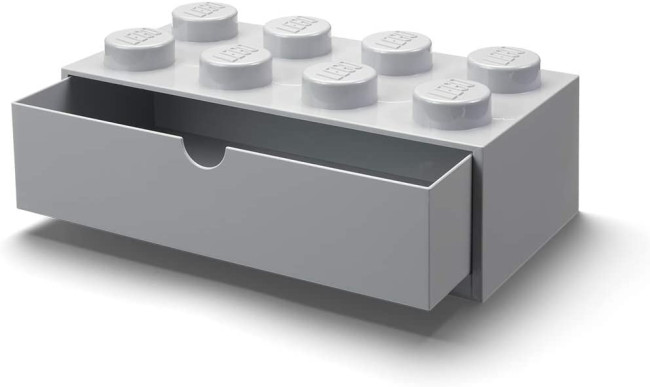 40211740 Desk Drawer 8 knobs grey